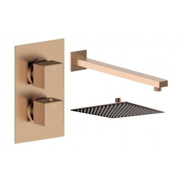 Ferrara Square Shower Valve & Kit Pack 1