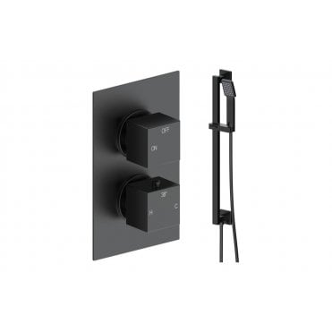 Ferrara Square Shower Valve & Kit Pack 2