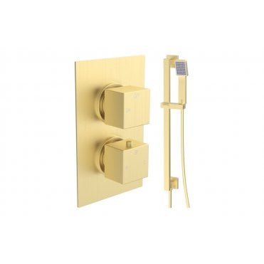 Ferrara Square Shower Valve & Kit Pack 2