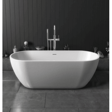 Form 1650mm x 750mm White Double Ended Freestanding Bath