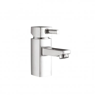 Forme Chrome Mono Basin Mixer Tap With Push Waste