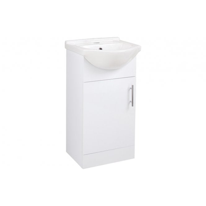 Plumb Warehouse Fossana Basin Unit & Basin - White Gloss