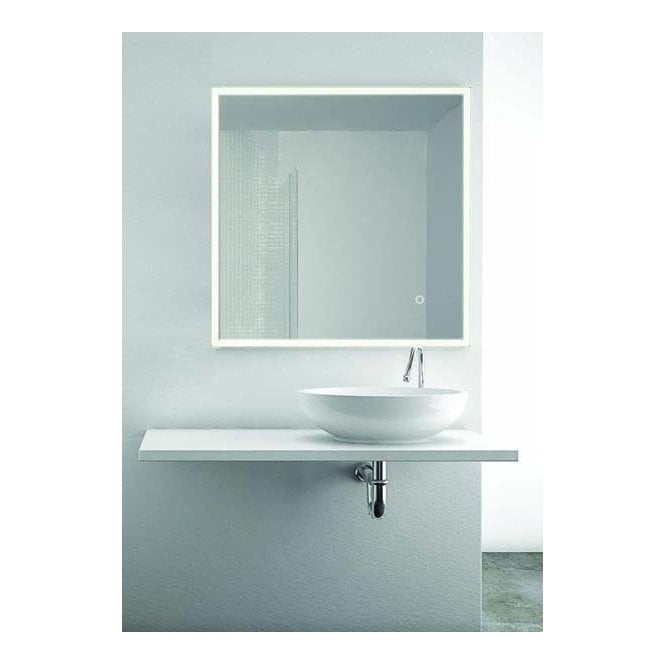 Plumb Warehouse  Frame Illuminated LED Mirror - 600mm X 800mm - Clear