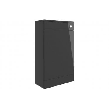 Frascata 500mm Floor Standing WC Unit - Anthracite Gloss