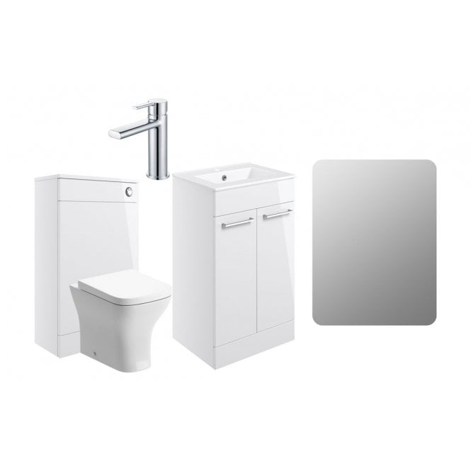 Plumb Warehouse Frascata 510mm Floor Standing Furniture Pack