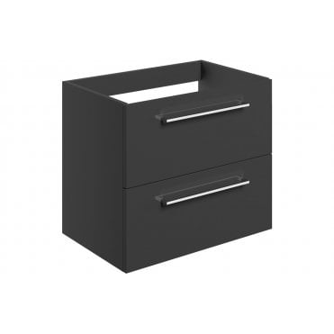 Frascata Wall Hung 2 Drawer Basin Unit (No Top) (Choose Size and Finish)