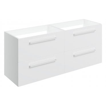Frascata Wall Hung 2 Drawer Basin Unit (No Top) (Choose Size and Finish)
