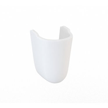 Gamma 350mm x 225mm Semi Pedestal - White