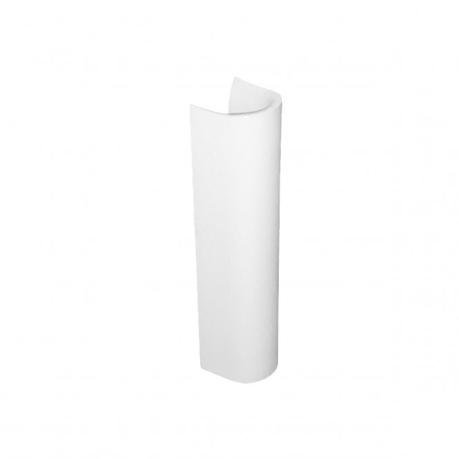 Plumb Warehouse Gamma 660mm x 165mm Full Pedestal - White