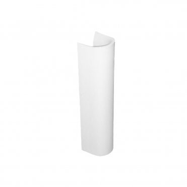 Gamma 660mm x 165mm Full Pedestal - White
