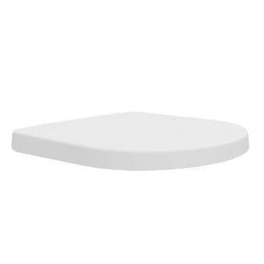 Gamma D Shape Smooth Wrapover Soft Close Seat - White