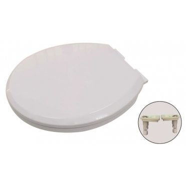 Gamma Oval Smooth Soft Close Seat - White