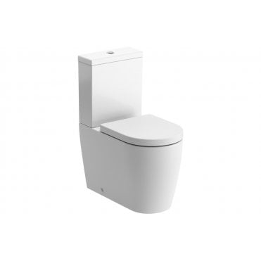 Genova Rimless Close Coupled Fully Shrouded WC & Soft Close Seat