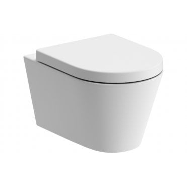 Genova Rimless Wall Hung WC & Soft Close Seat
