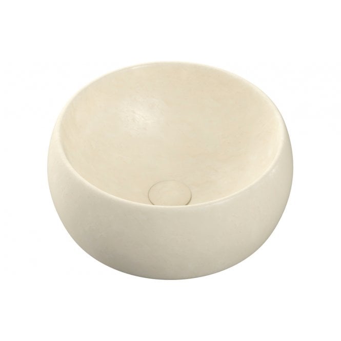 Plumb Warehouse Gimignano 400mm Ceramic Washbowl - Stone Effect