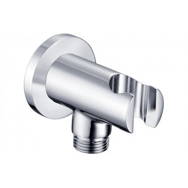 Handset Wall Bracket w/Wall Outlet - Round