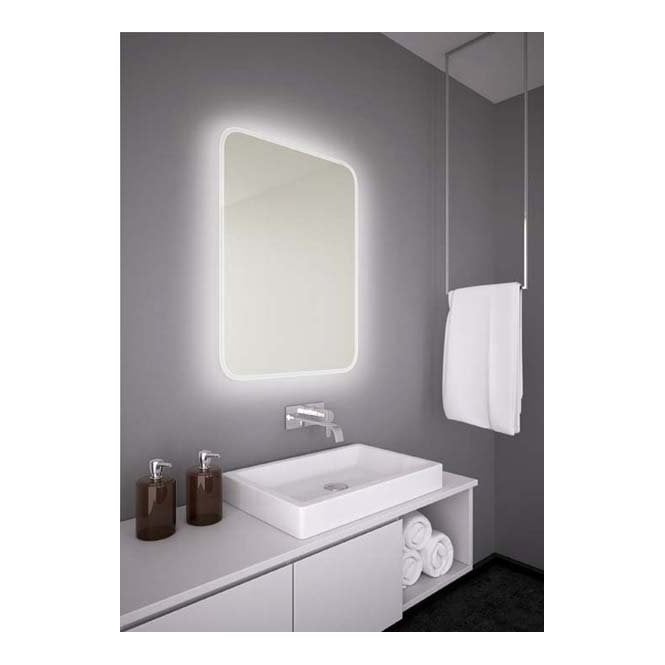 Plumb Warehouse  Hey U Illuminated LED Mirror - 600mm X 800mm - Clear