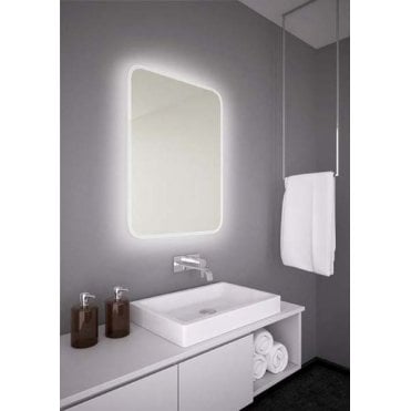 Plumb Warehouse Hey U Illuminated LED Mirror - 600mm X 800mm - Clear