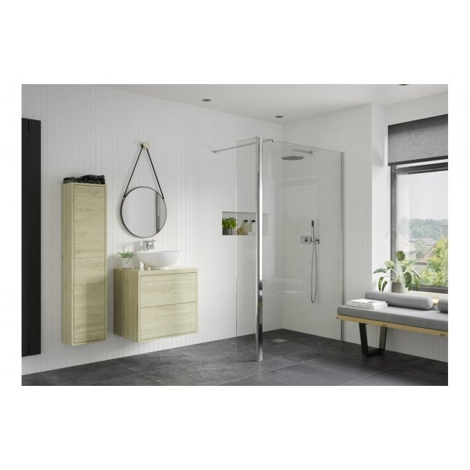 Plumb Warehouse Ilenia Optional 330mm Rotatable Wetroom Panel (Retrofit)