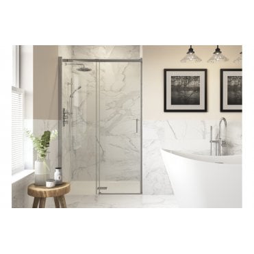 Ilenia Semi-Framed Sliding Door (Choose Size)