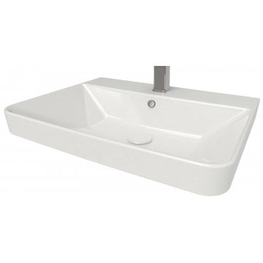 Iota 1 Tap Hole Ceramic Basin for Vanity Unit