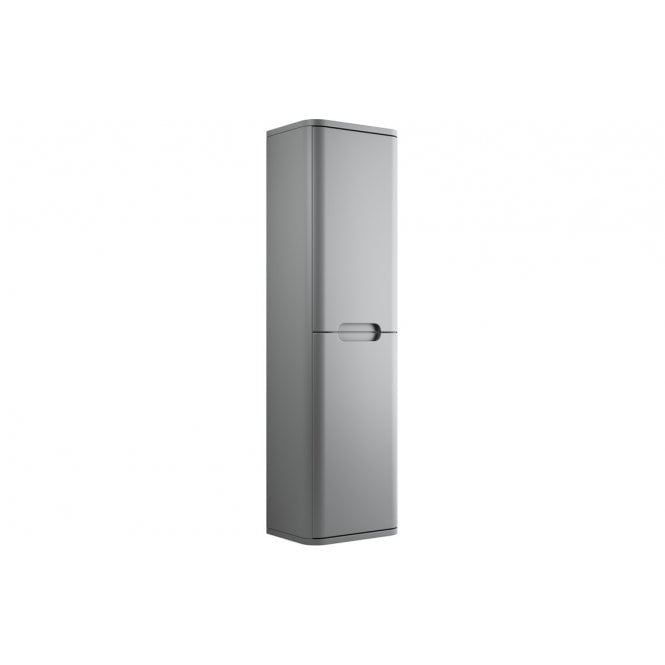 Plumb Warehouse Iserni 350mm 2 Door Wall Hung Tall Unit - Matt Grey