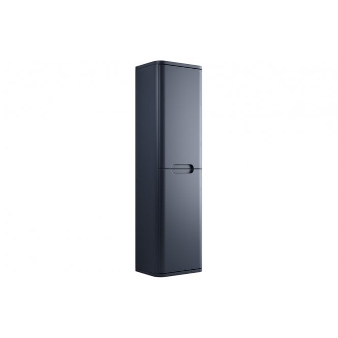 Plumb Warehouse Iserni 350mm 2 Door Wall Hung Tall Unit - Matt Indigo