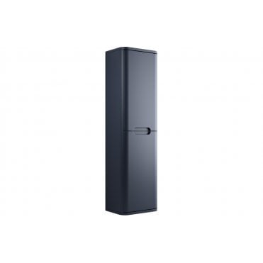 Iserni 350mm 2 Door Wall Hung Tall Unit - Matt Indigo