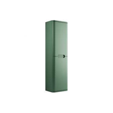Iserni 350mm 2 Door Wall Hung Tall Unit - Matt Sage Green