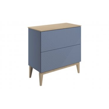 Isola Floor Standing 2 Drawer Basin Unit & Maple Oak Effect Worktop (Select size and finish)