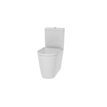 Plumb Warehouse Lab Comfort Height Close Coupled Toilet and Cistern - White