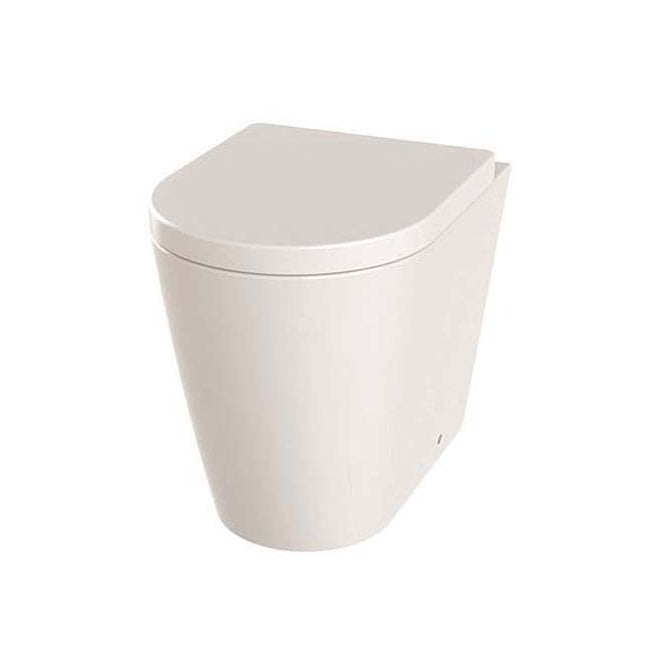 Plumb Warehouse  Lab Rimless Back To Wall Toilet - White