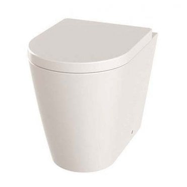 Plumb Warehouse Lab Rimless Back To Wall Toilet - White