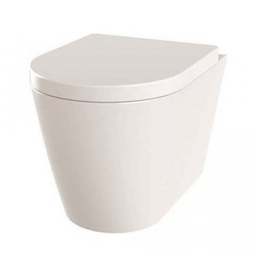 Plumb Warehouse Lab Rimless Wall Hung Toilet - White