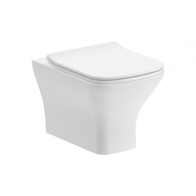 Plumb Warehouse Lanciano Rimless Comfort Height Back To Wall WC