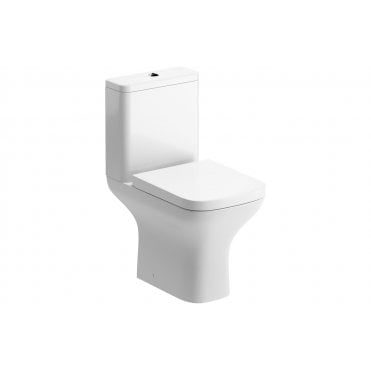 Lanciano Wrapover Soft Close Toilet Seat - White