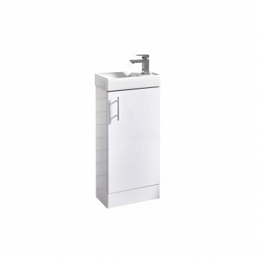 Lanza 400mm Floor Standing Cloakroom Vanity Unit With Basin