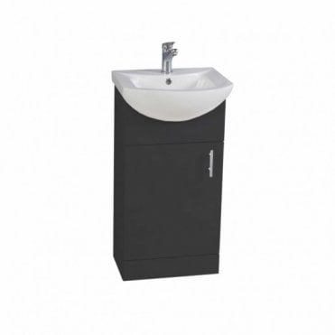 Lanza 950mm Gloss White Floor Standing Vanity Unit With Basin