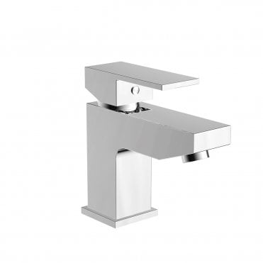 Lanza Chrome Mono Basin Mixer Tap With Push Waste