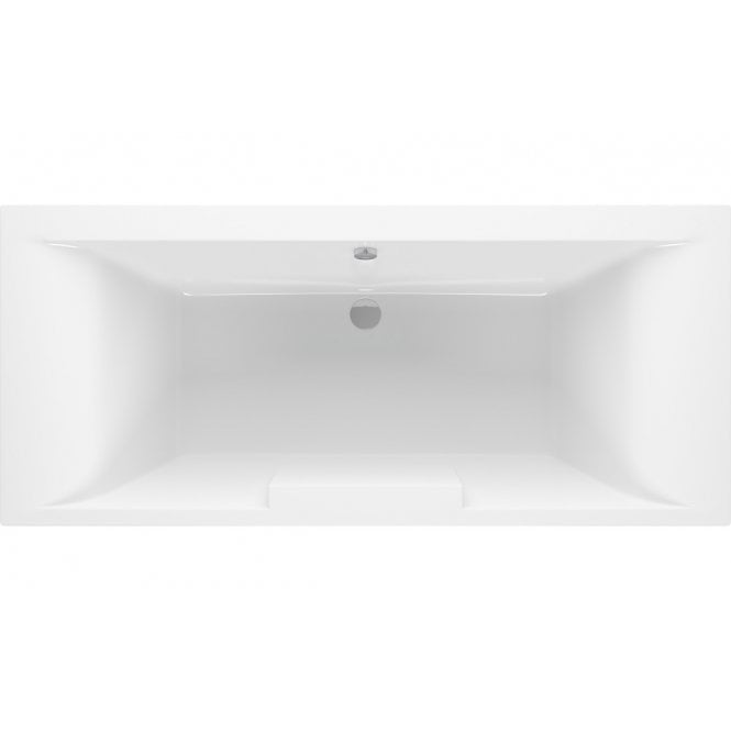 Plumb Warehouse LaSpezia Deluxe Square 1700x750 Double Ended Bath & Legs