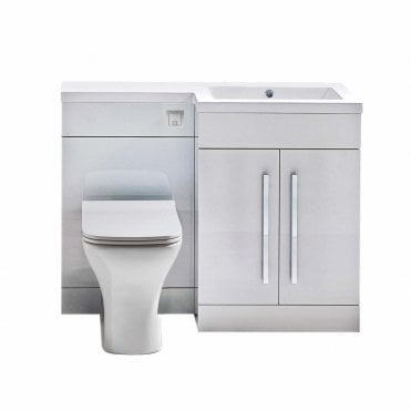 Lili 1100mm Vanity Unit And WC Unit With Left Hand Basin