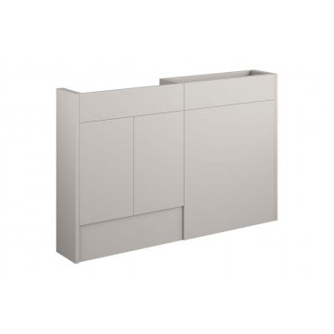Livorna 1236mm Slim Basin and WC Unit Pack (Choose finish)