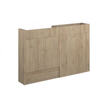 Livorna 1236mm Slim Basin and WC Unit Pack (Choose finish)