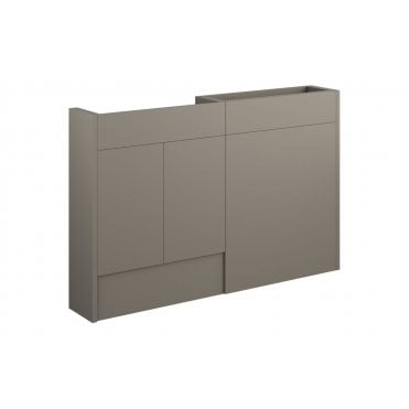 Livorna 1236mm Slim Basin and WC Unit Pack (Choose finish)