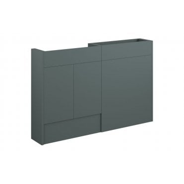 Livorna 1236mm Slim Basin and WC Unit Pack (Choose finish)