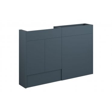 Livorna 1236mm Slim Basin and WC Unit Pack (Choose finish)