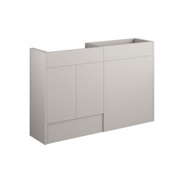 Livorna 1236mm Standard Basin and WC Unit Pack (Choose finish)