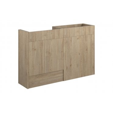 Livorna 1236mm Standard Basin and WC Unit Pack (Choose finish)