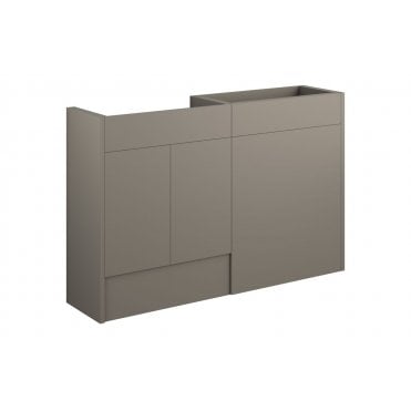 Livorna 1236mm Standard Basin and WC Unit Pack (Choose finish)