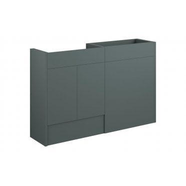 Livorna 1236mm Standard Basin and WC Unit Pack (Choose finish)